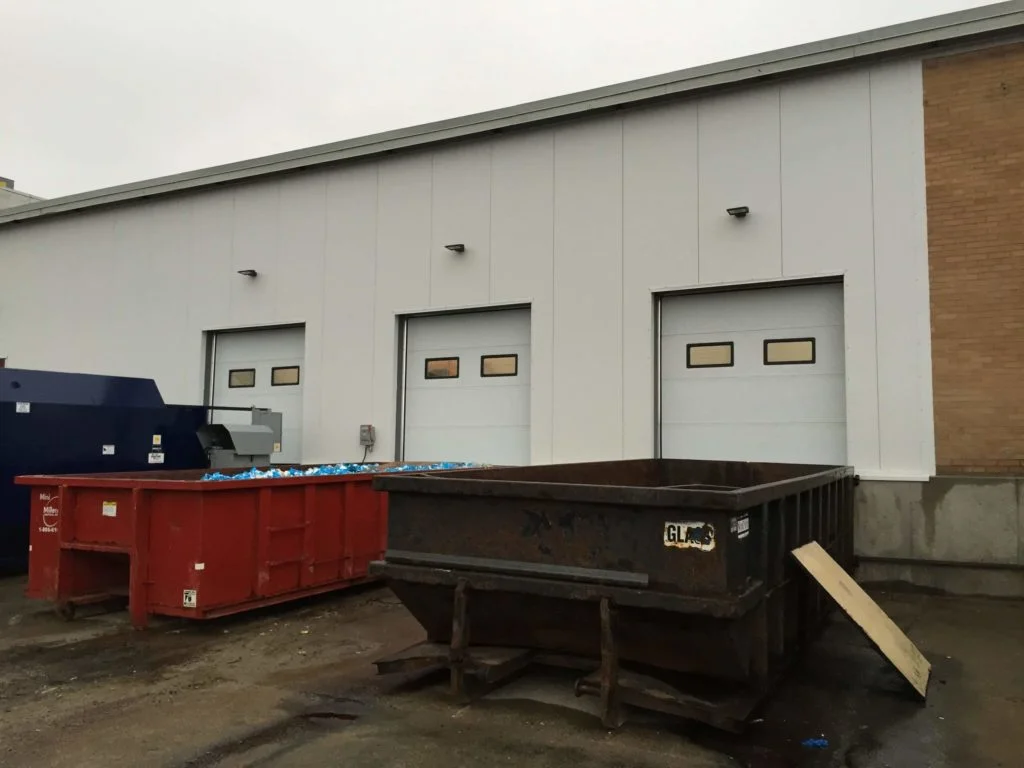 Wilcox door installation during a food production facility expansion