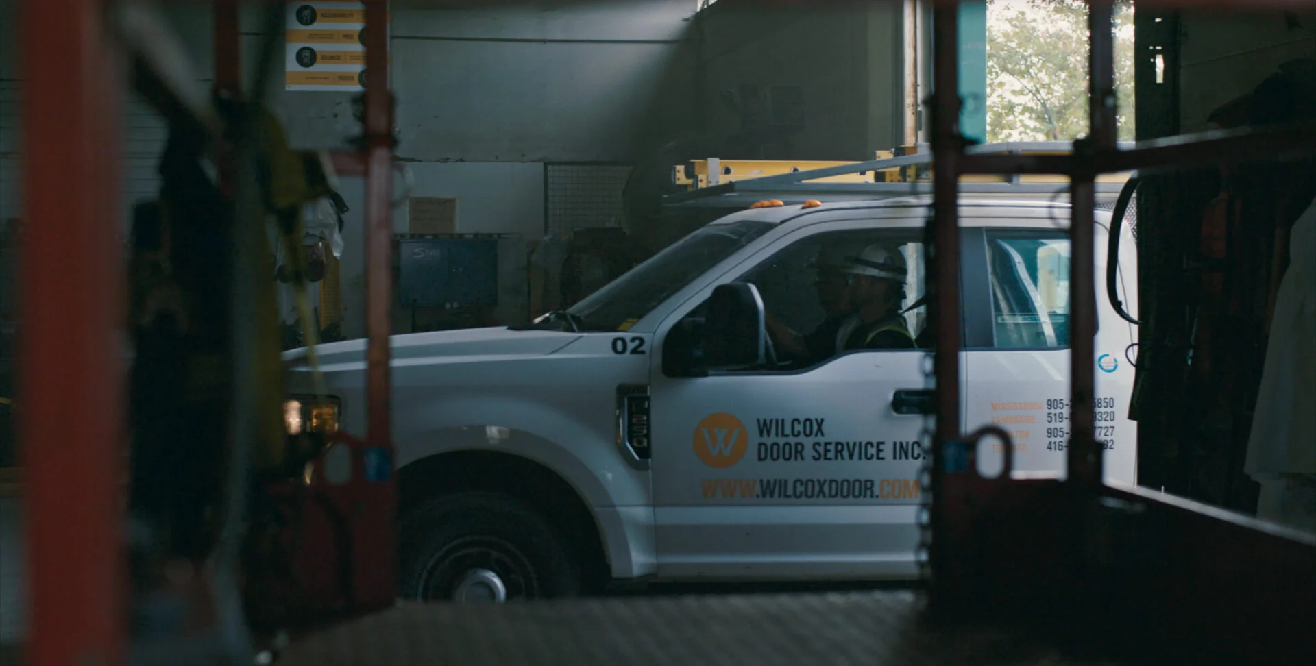 Wilcox Door Service emergency response vehicle