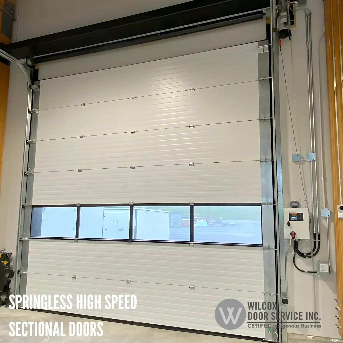 A color palette showcasing various customization options for garage doors.