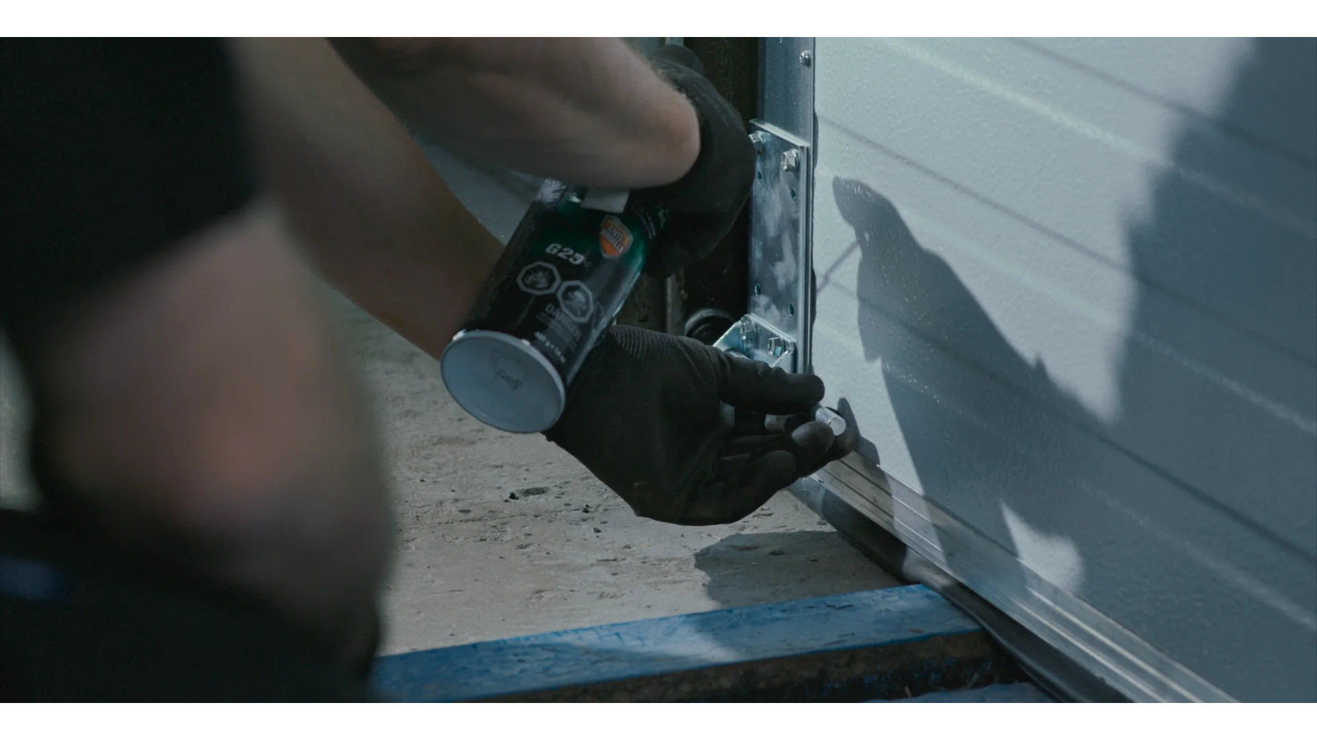 Professional installation of commercial doors.