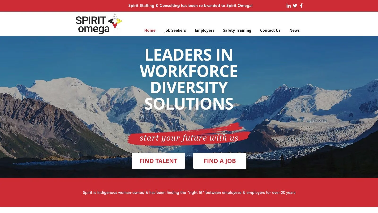 Spirit Omega (formerly Spirit Staffing & Consulting) places talent across Canada in industrial, trades, and professional roles.