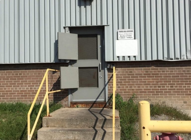 Custom Window Inserts for Pedestrian Doors — Industrial Plant Ventilation Solution
