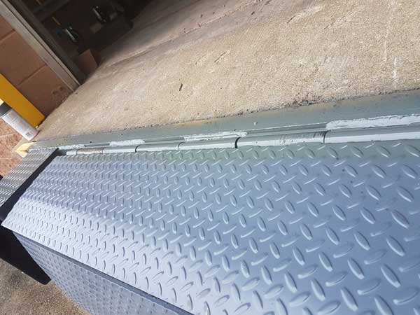 Edge of Dock leveler installation