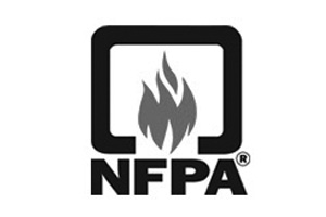 NFPA logo greyscale