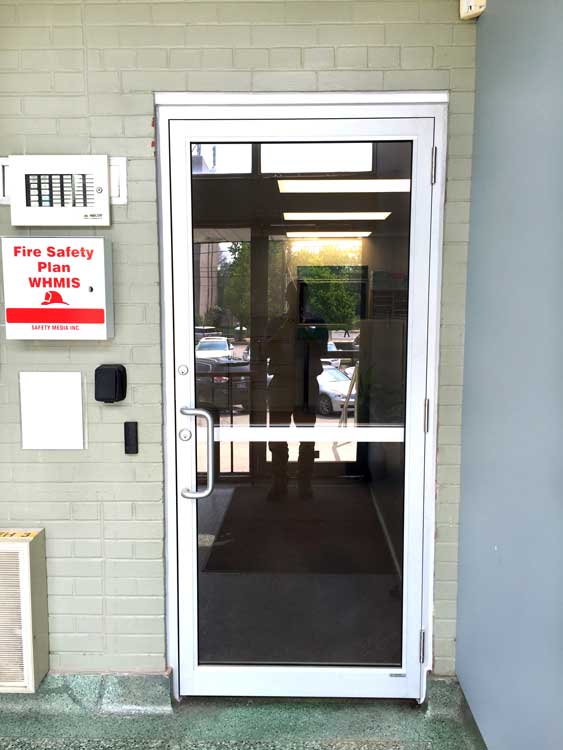 Commercial office door replacement