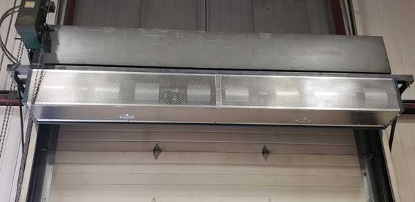 Wellington Brewery air curtain installation