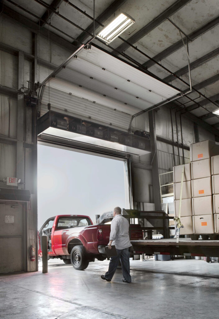 Sustainable and energy-saving door and dock products offered by Wilcox Door Service