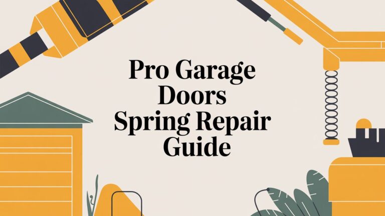Your Expert Guide to Commercial Garage Doors Spring Repair