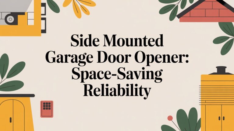 Side Mounted Garage Door Opener: A Guide for Commercial Facilities