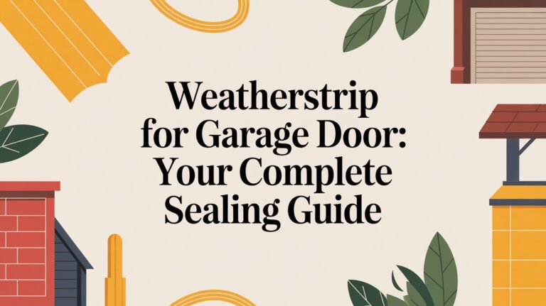 Commercial Garage Door Weatherstripping: The Ultimate Guide for Facility Managers