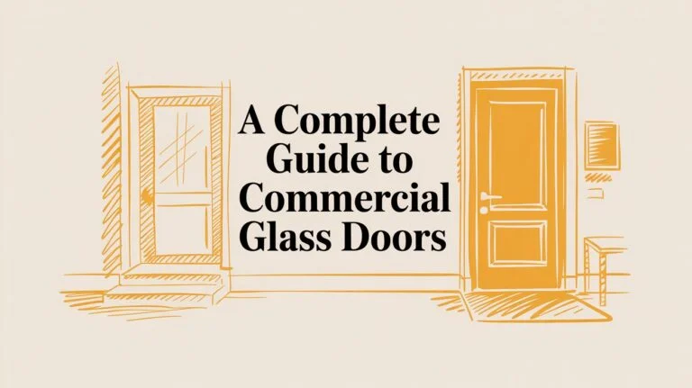 Commercial Glass Doors Guide Illustration.Jpg | Wilcox Door Service
