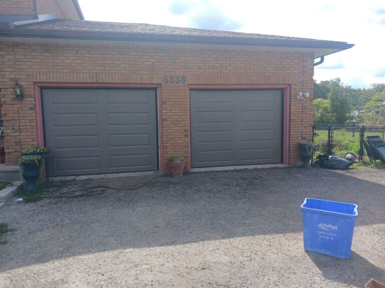 Residential Sectional Garage Door Replacement — Halton Region