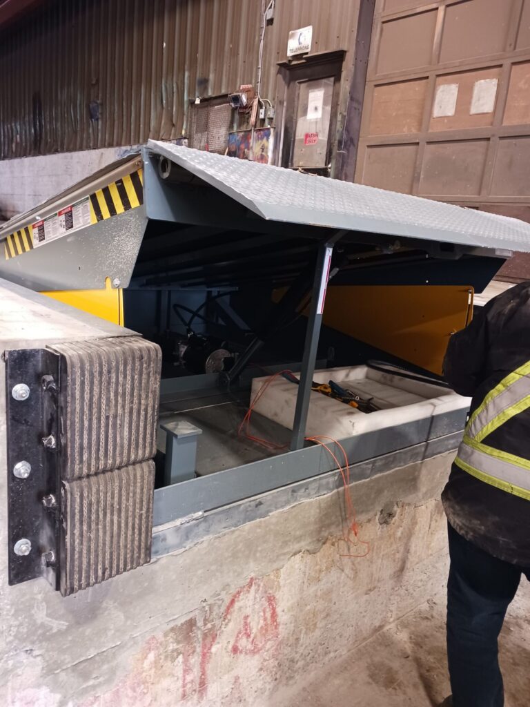 Hydraulic Dock Leveler Installation — Industrial Loading Dock, Etobicoke