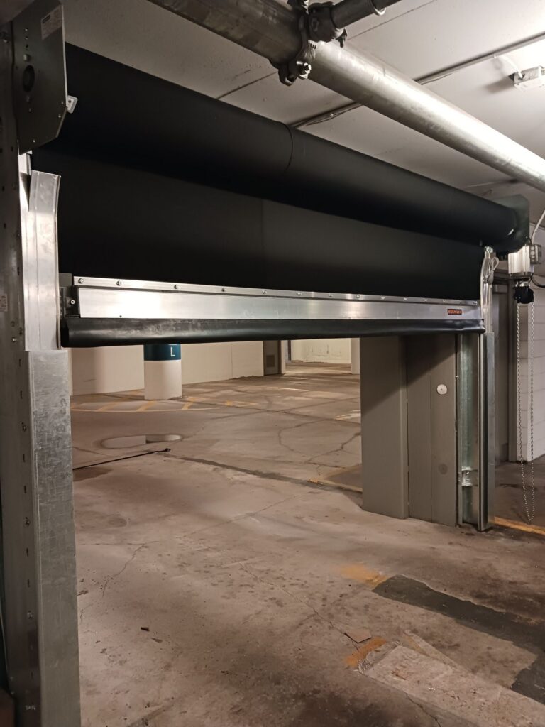Hörmann High-Speed Rubber Door — Enclosed Parking Structure, Toronto