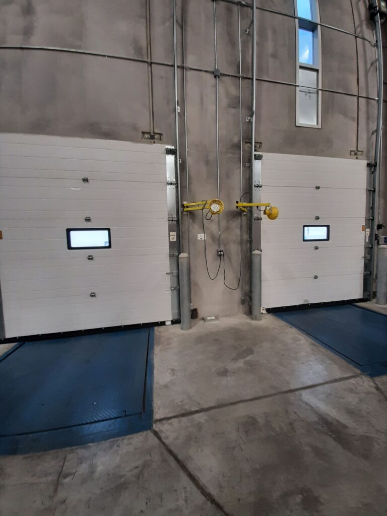 Sectional Dock Doors with Vision Windows — Distribution Centre, Mississauga