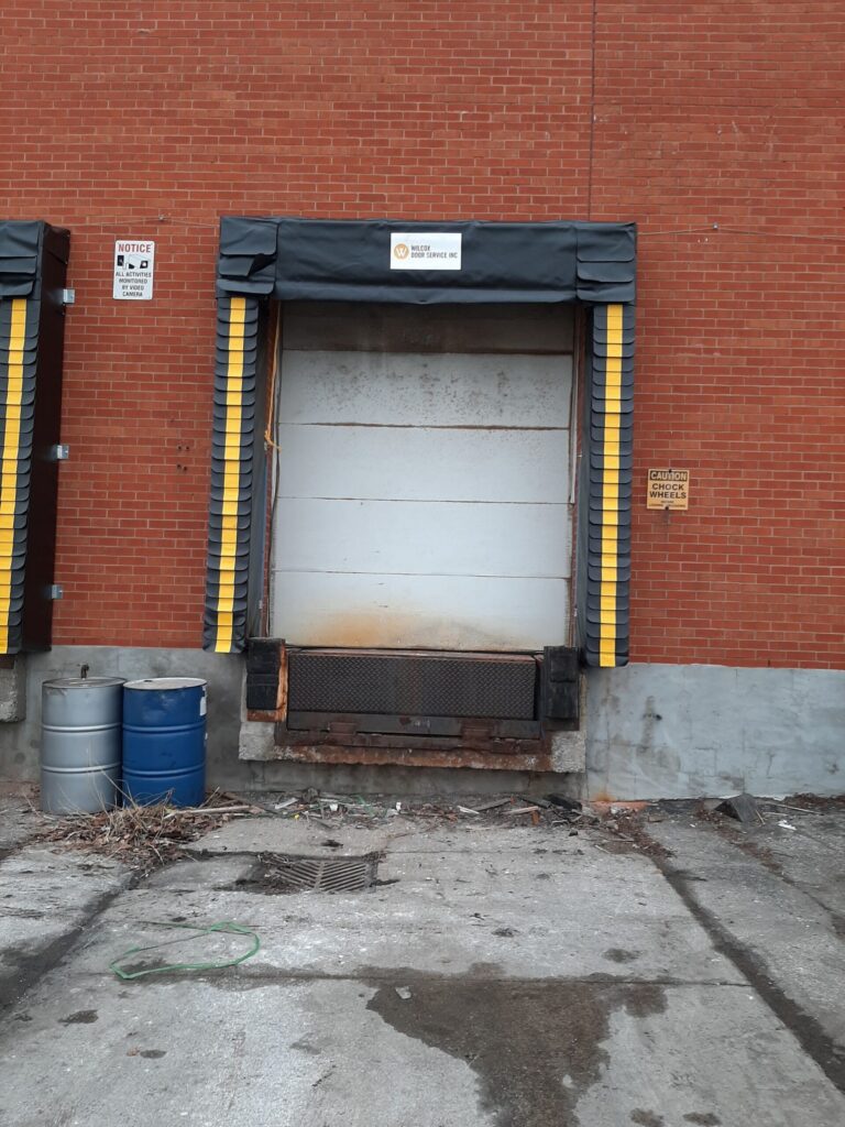 Dock Seal Replacement — Older Distribution Warehouse, Hamilton