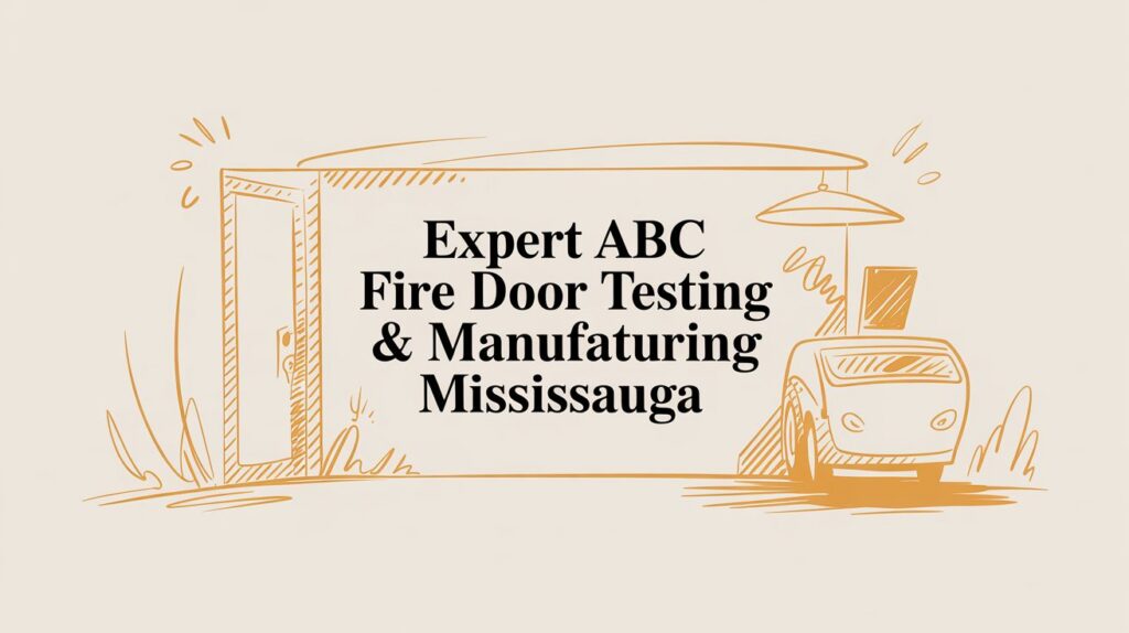Abc Fire Door Testing Manufacturing Mississauga Sketch