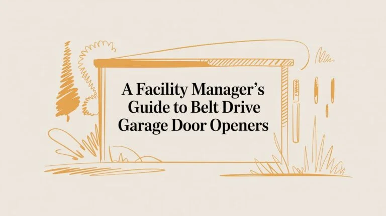 Belt Drive Garage Door Opener Guide Cover.Jpg | Wilcox Door Service