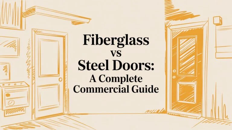 Fiberglass Vs Steel Doors Commercial Doors
