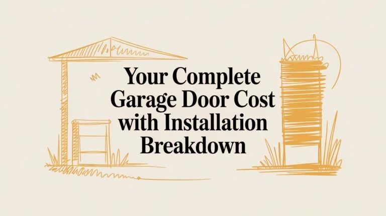 Garage Door Cost With Installation Cost Breakdown