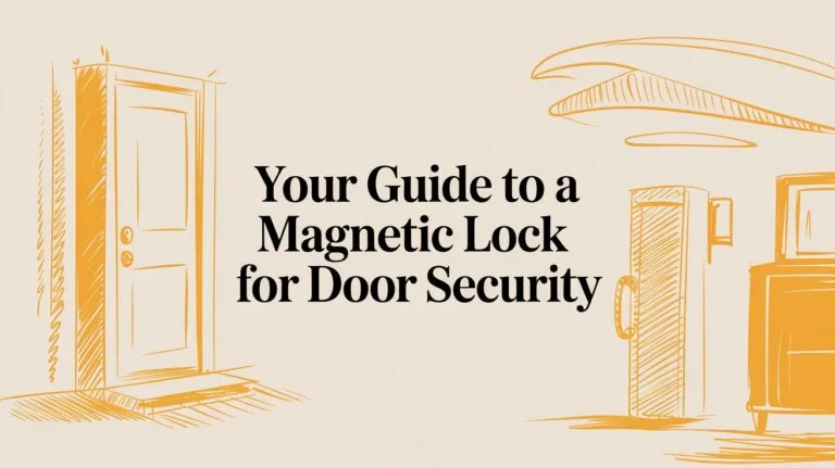 Magnetic Lock For Door Door Sketch.Jpg | Wilcox Door Service