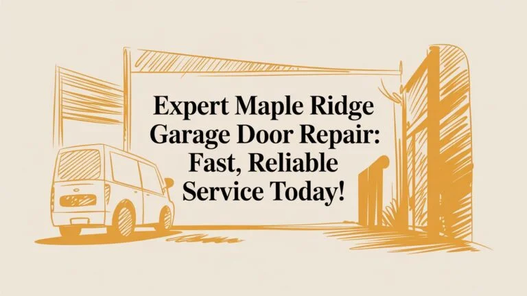 Your Expert Guide to Maple Ridge Garage Door Repair