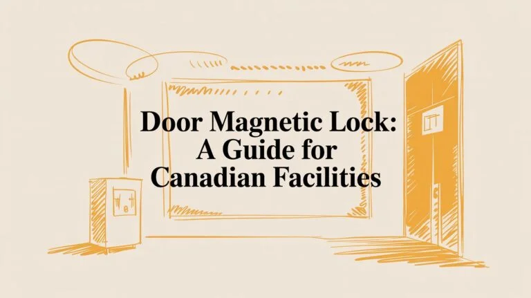 Door Magnetic Lock Security System