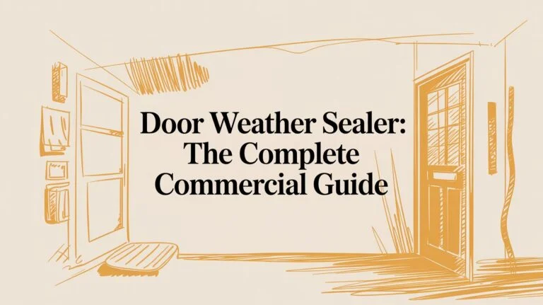 Door Weather Sealer: The Complete Commercial Guide