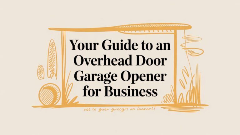 Overview of your guide to an overhead door garage opener for business