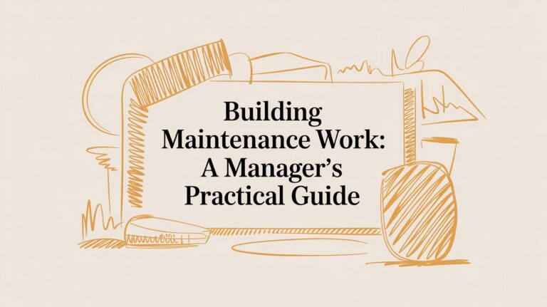 Work title card for building maintenance work: a manager's practical guide